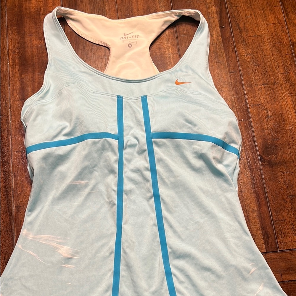 Nike Women's Light Blue Tank Top
